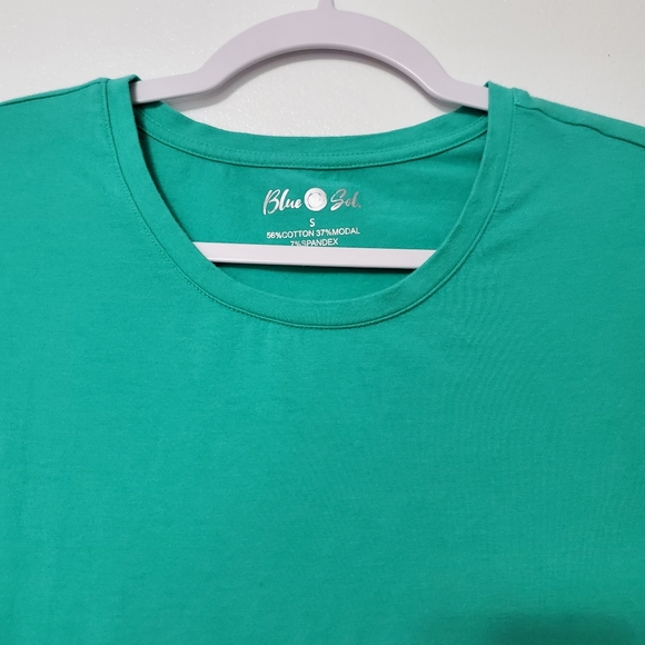 SOL'S Womens Ladies Moon Short Sleeve T-Shirt Blue Atoll - Picture 2 of 8